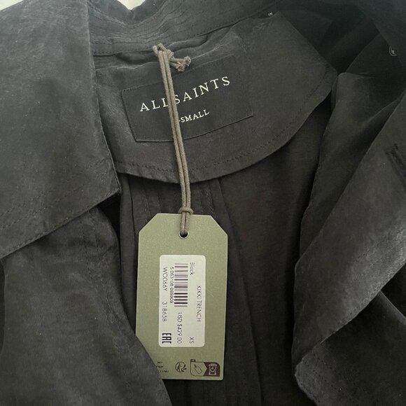 All Saints Kiki trench coat - Picture 2 of 3
